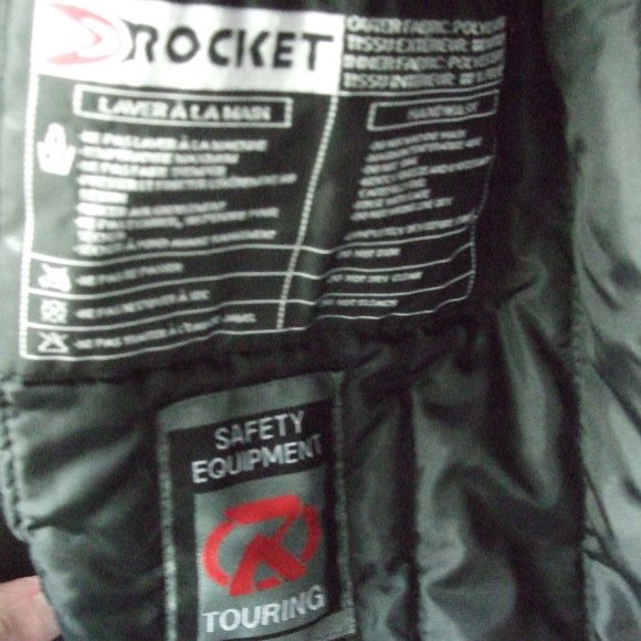 Joe Rockett Men's XL Used 100% Polyester Thermal Zip Out Liner Motorcycle Jacket - Picture 5 of 11